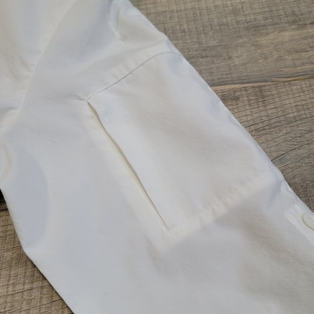 NIKE ACG Womens Button Up Size Medium White Utility Techwear Shirt VTG 00's Y2K - Picture 9 of 10